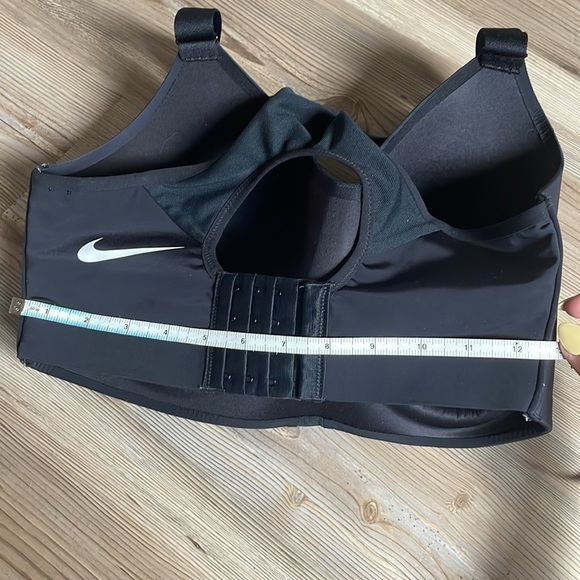 Nike Rival High-Support Sports Bra Size 34G Black High support Compression - Picture 9 of 12